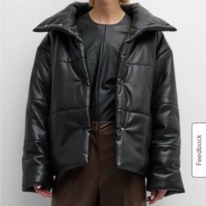 Nanushka “Hide” puffer jacket